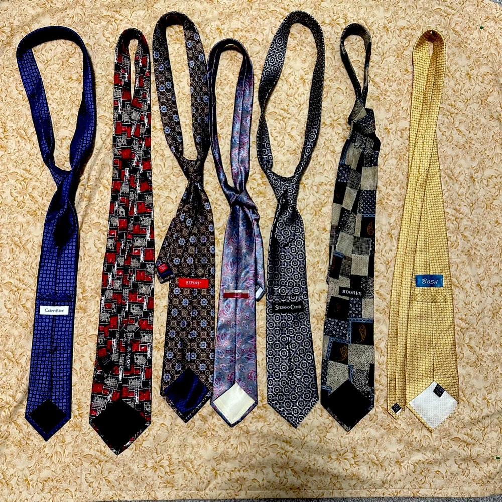 Neckties 9$ each good condition like new